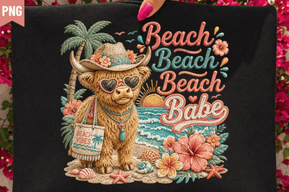 Beach Babe T-Shirt PNG Design Guide