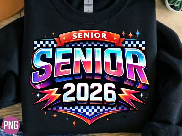 Elevate Your Senior 2026 Projects with Premium Retro Graduation Design