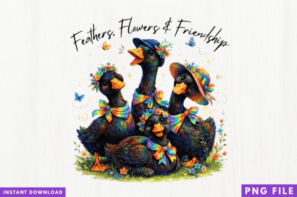 Evaluating the Feathers Flowers Friendship PNG for Sublimation and Print-on-Demand