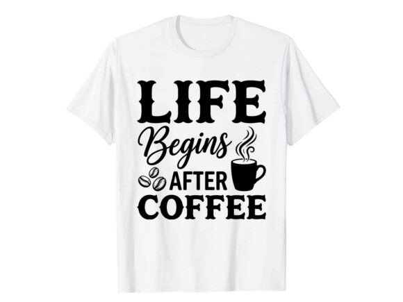 Life Begins After Coffee SVG: Elevate Your Creative Projects with Trendy Digital Art