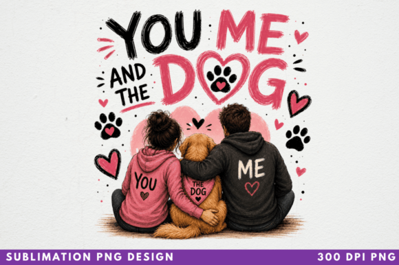 Mastering Sublimation with the You Me and the Dog PNG T‑shirt Design