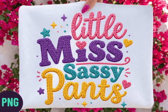 Strategic Branding with the Little Miss Sassy Faux Yarn PNG
