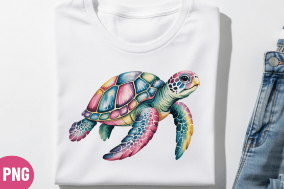 Unlocking Creative Potential: A Guide to Using Colorful Turtle Ocean Summer T-shirt PNGs for Sublimation and DIY Crafts