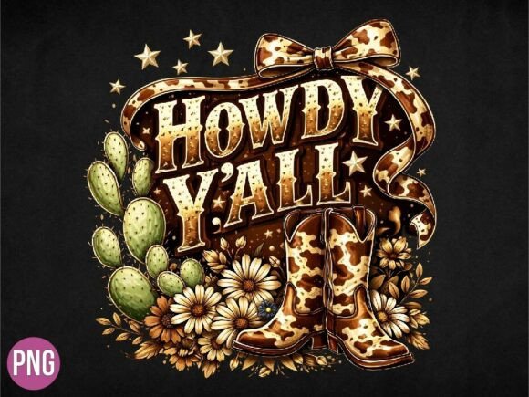 Unlocking Creativity with the Retro Cowboy Howdy Y'all Western Boot PNG: A Guide to High-Quality Digital Design